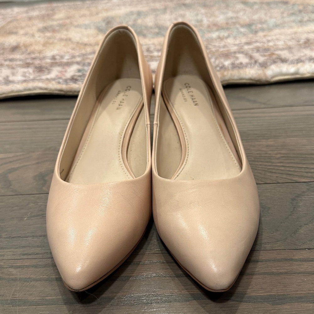 Cole Haan Nude Kitten Heel - Picture 2 of 9